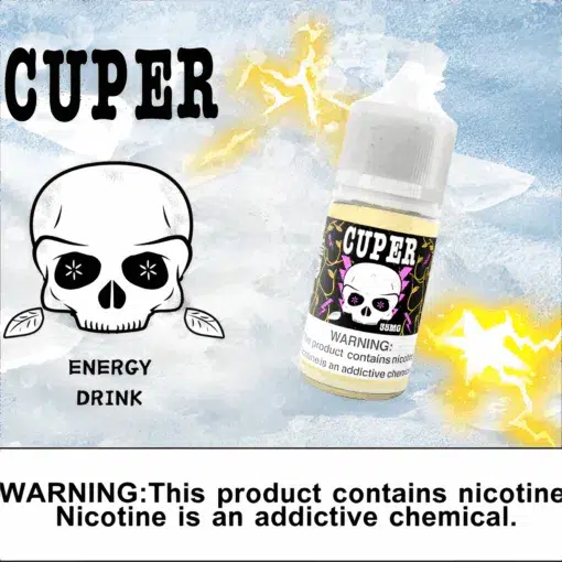CUPER電子煙油 酷柏系列小煙油蠻牛飲料 CUPER電子煙油 酷柏系列小煙油 30ml/35mg 台灣電子煙推薦