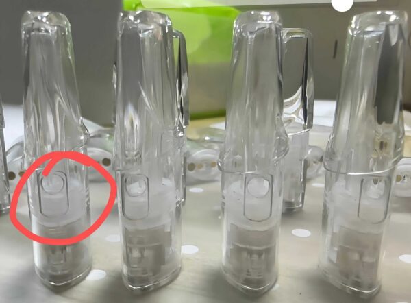tutx側面註油空彈 TUTX空煙彈 1.6ml側面註油空倉 可重複使用 通用一代主機 711到付