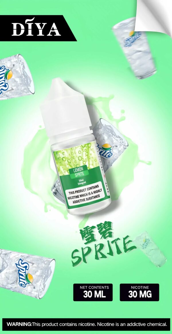 DIYA煙油30ML雪碧 DIYA煙油 30ml小煙油 0-50mg 電子煙油推薦 台灣現貨