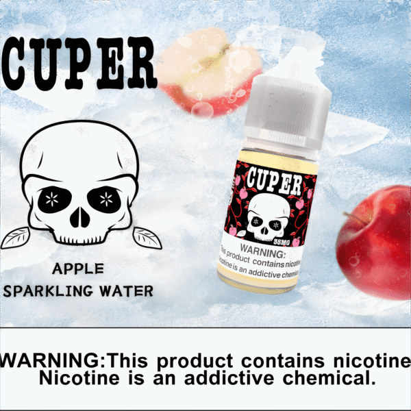 800_800蘋果氣泡水.jpg.png 煙油推薦 CUPER煙油 酷柏系列菸油 30ML/35mg 小煙煙油 711到付